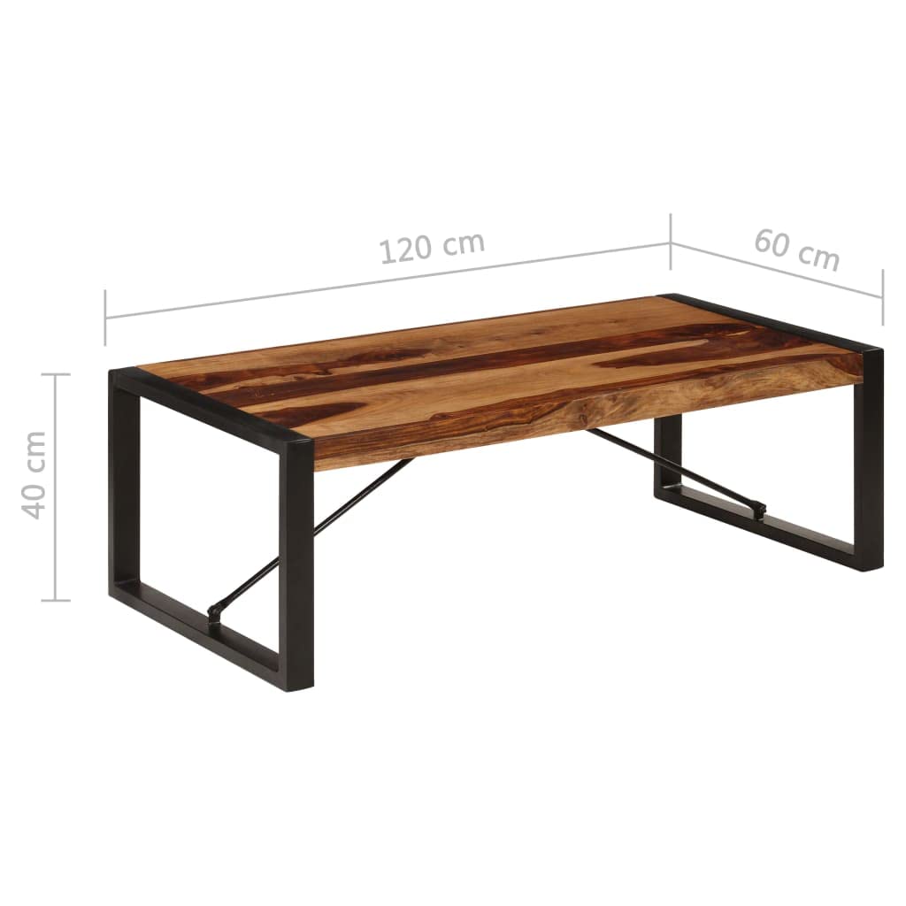 47.2"x23.6"x15.7" Solid Sheesham Wood Coffee Table T816153