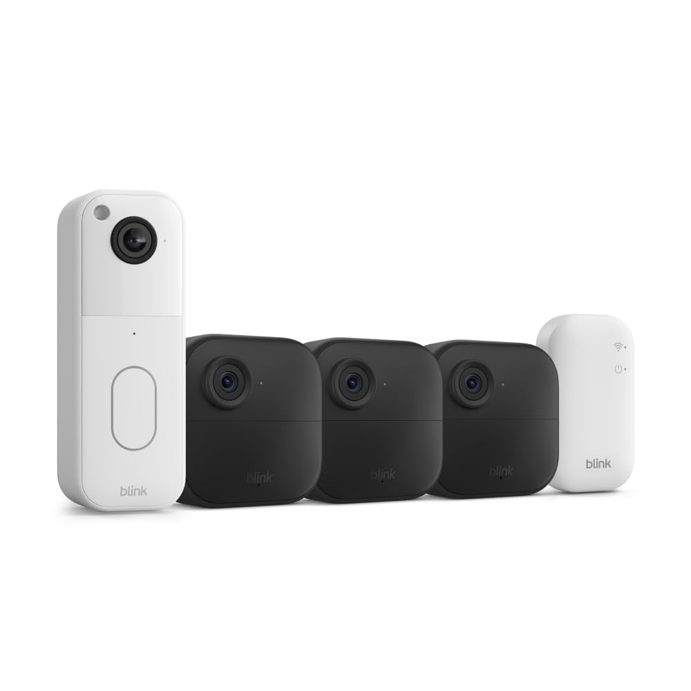 Wireless Smart Security Camera System with Video Doorbell K390