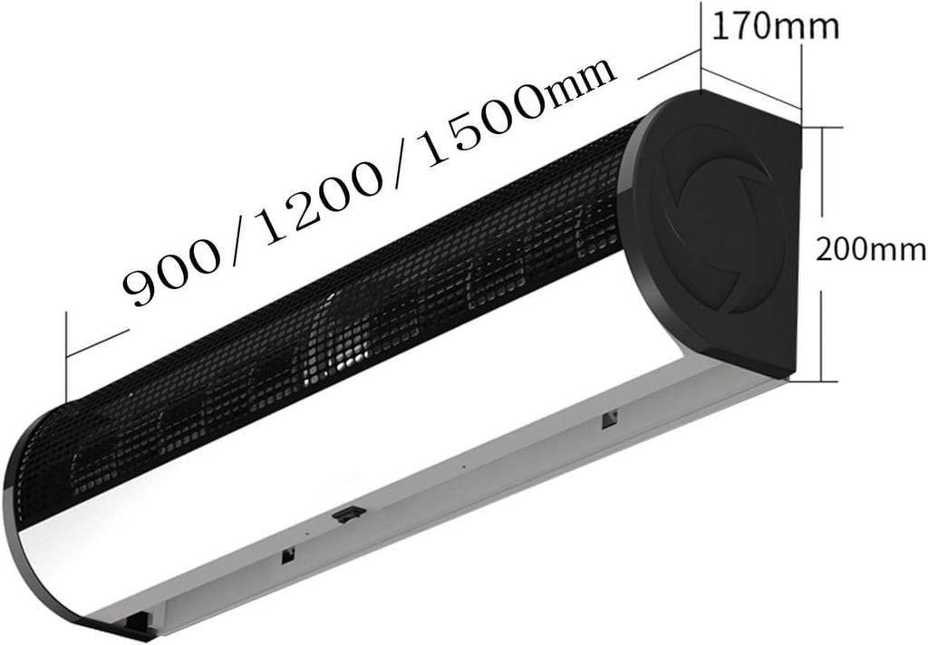 Commercial Indoor 2 Speed Wall-mounted Air Curtain S744