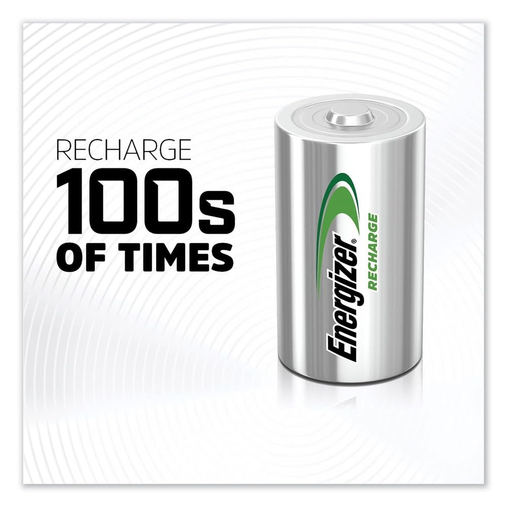 Rechargeable D Batteries 2-Count Pack of 2 Z7306
