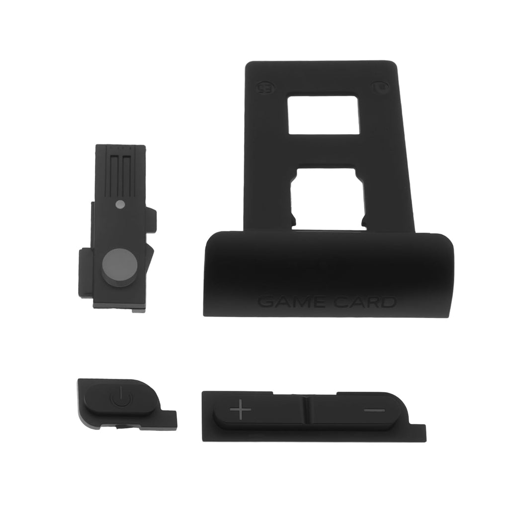 Black Game Console Power Volume Button Card Slot Cover T874662