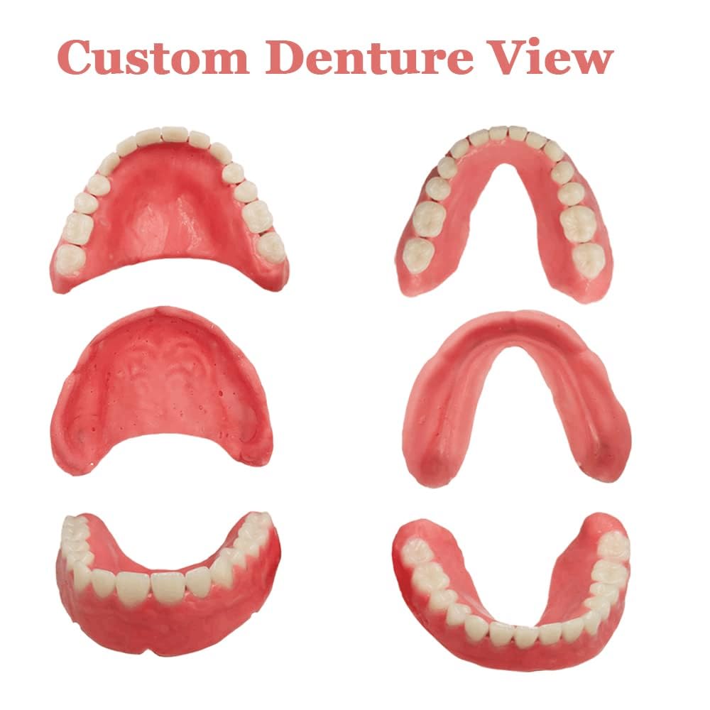 Fake Teeth Denture Top and Bottom Temporary Teeth I3509