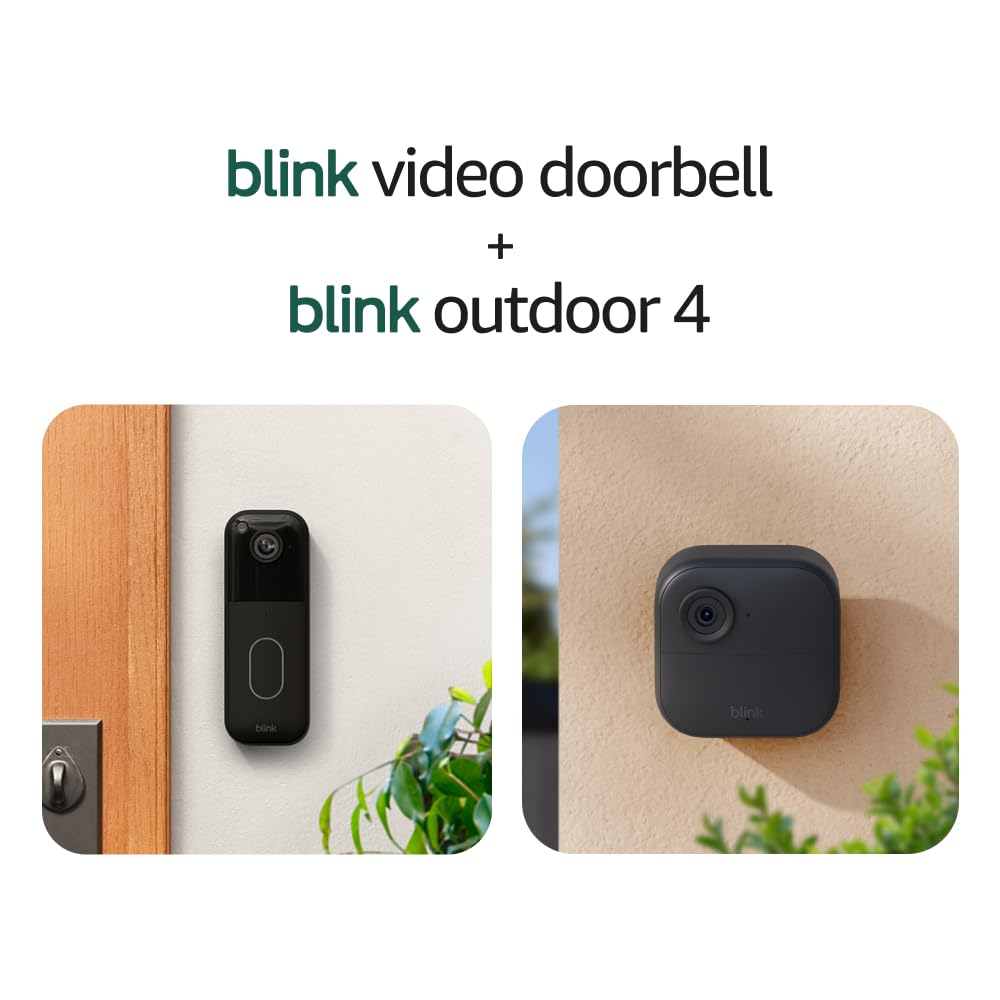 Wireless Smart Security Camera System with Video Doorbell K390