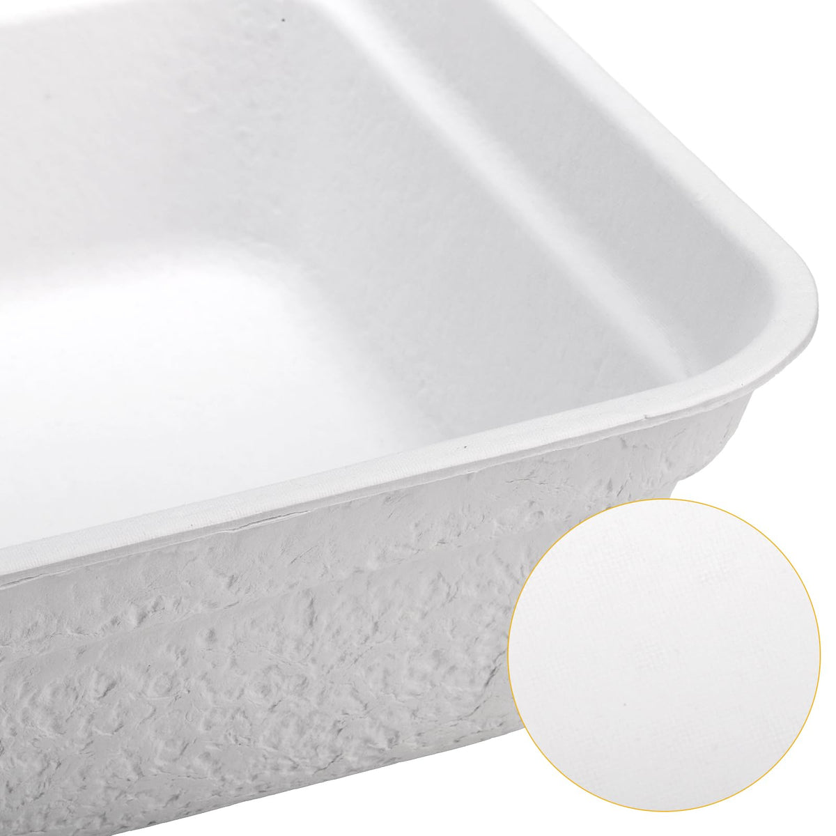 8 Pack White Cardboard Disposable Cat Litter Boxes K340576