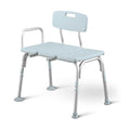 Light Blue Adjustable Tub Transfer Bench and Shower Chair 350 lb. Weight Capacity N10240