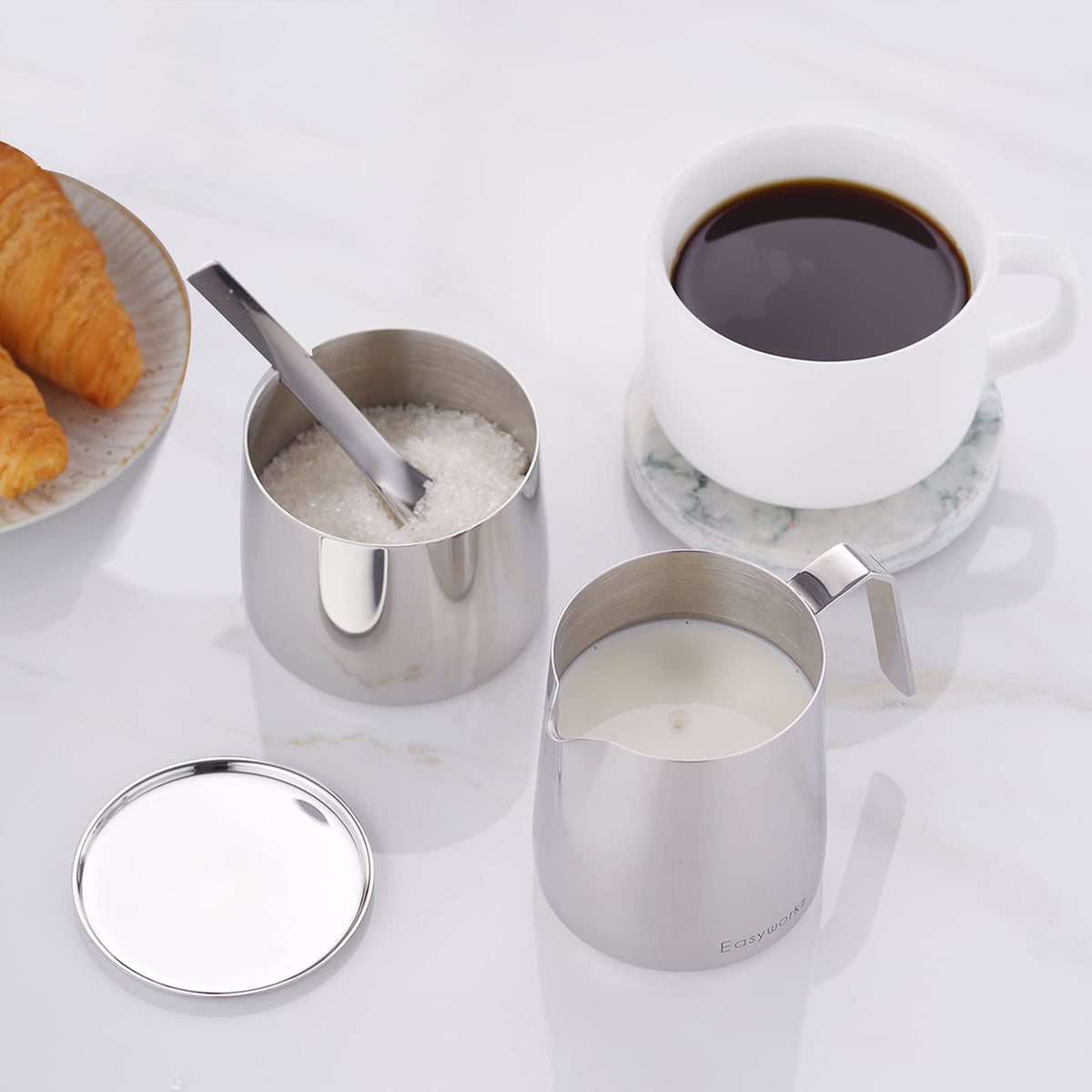 34 oz French Press with Creamer and Sugar Bowl Set I13991
