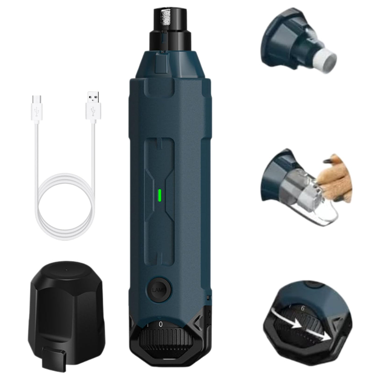 Dog Nail Grinder with 3 Ports, 2 Speeds H759170