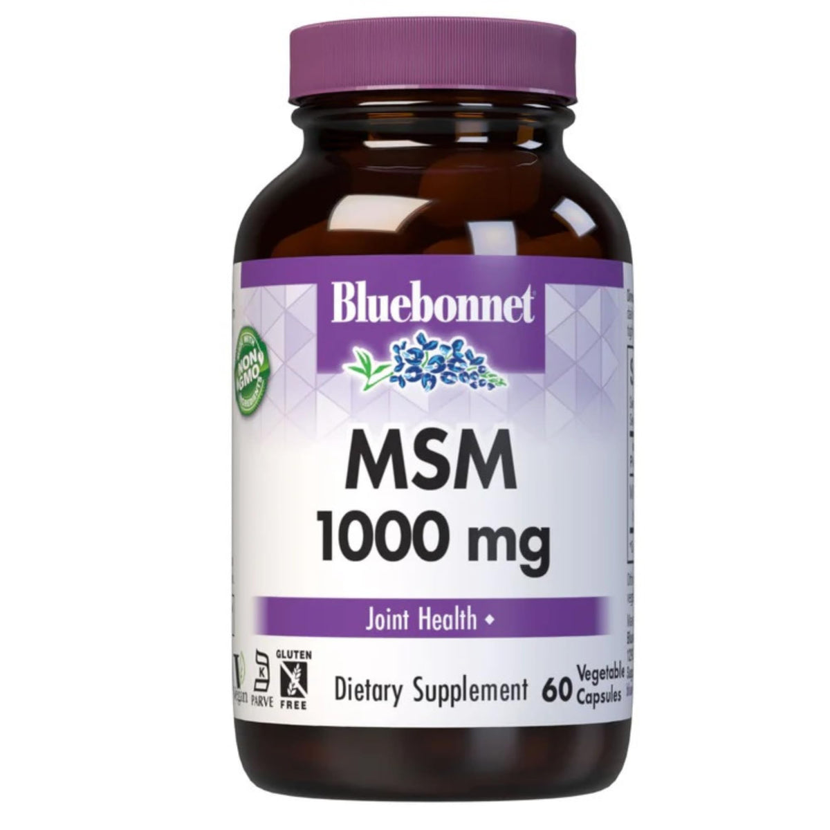 MSM 1000mg Sulfur Supplement 60 Veggie Capsules G472