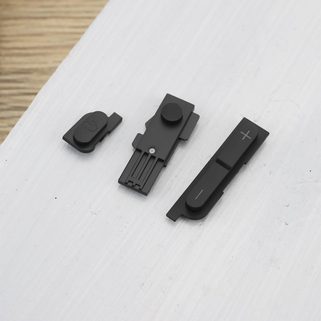 Black Game Console Power Volume Button Card Slot Cover T874662