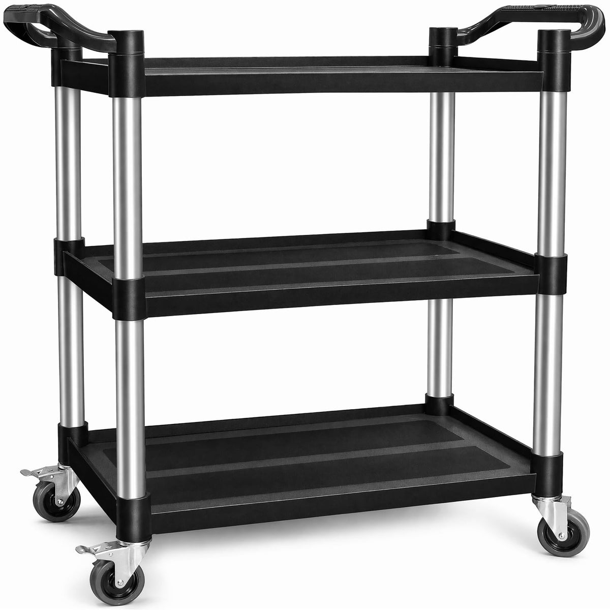 3 Tier Plastic Utility Cart with Wheels P847