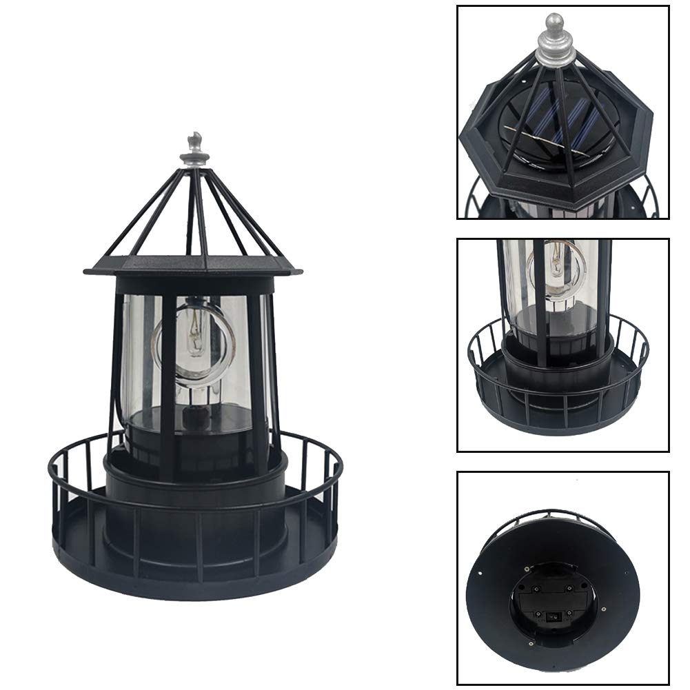 Solar Powered Rotating Garden Light O85347