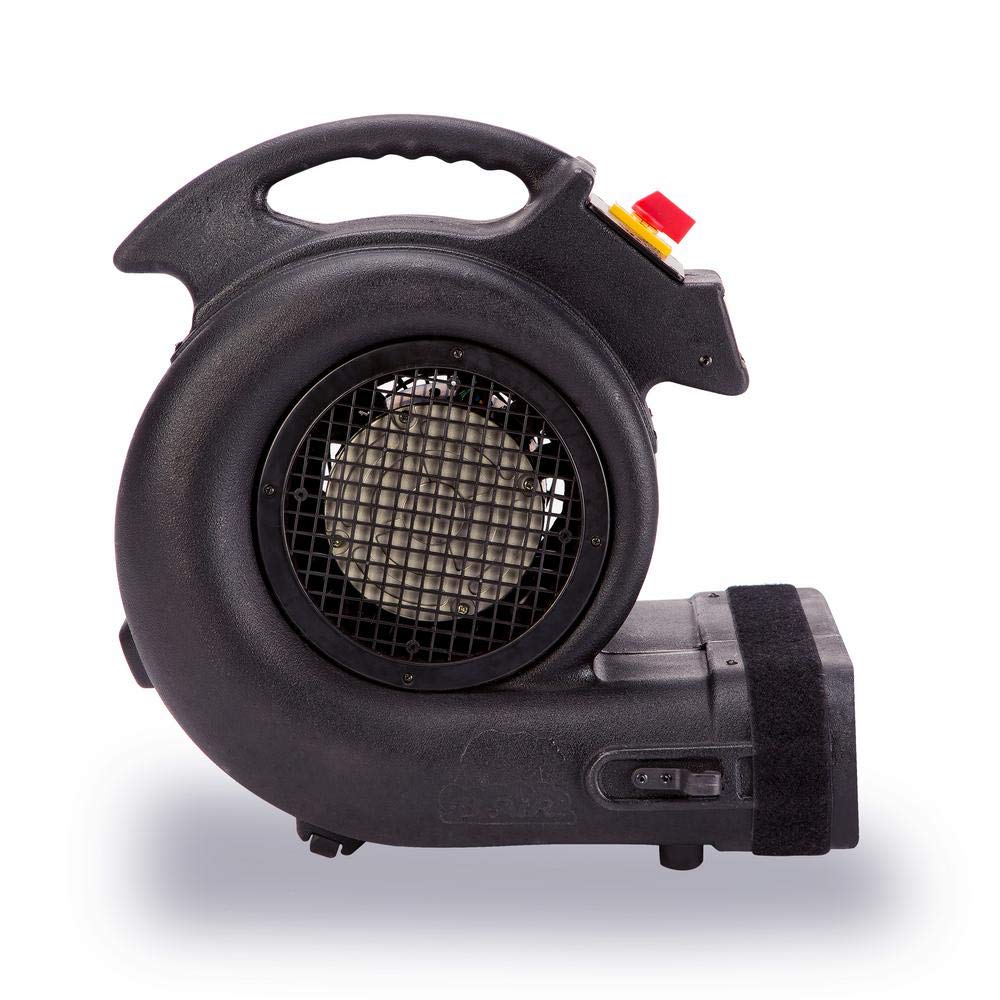 1 HP 3550 CFM Air Mover Carpet Dryer Floor Fan Black H630