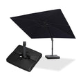 Navy Blue Cantilever Umbrella with Base B882494