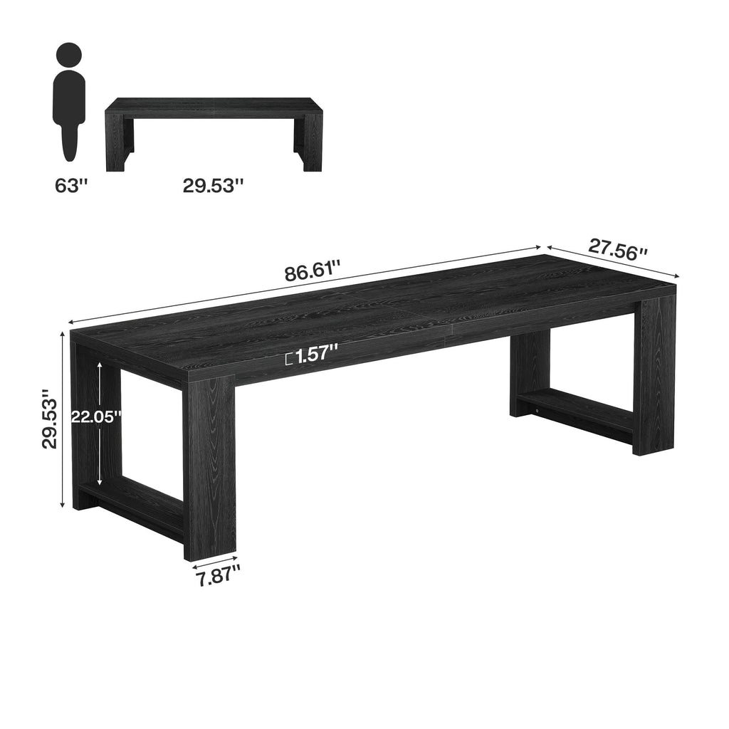 86.6-Inch Two Person Desk Q708363