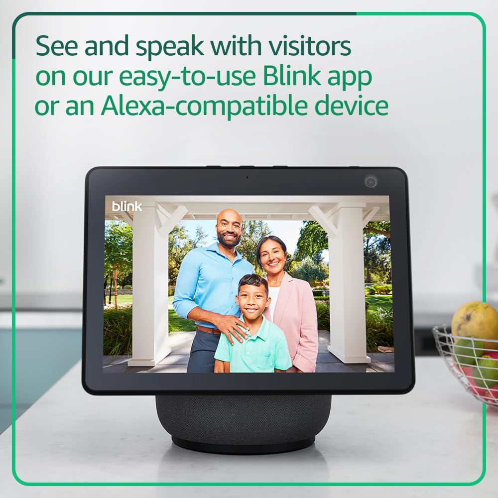 Wireless Smart Security Camera System with Video Doorbell K390
