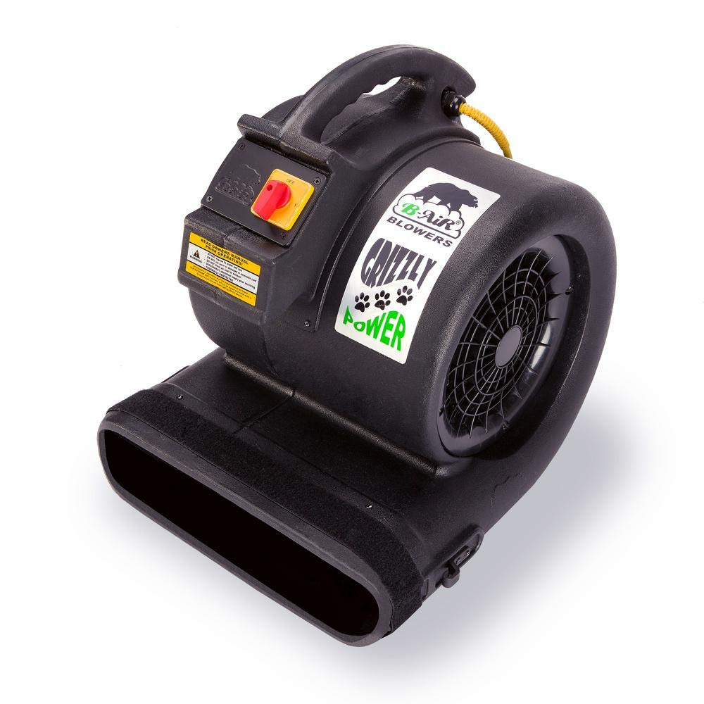 1 HP 3550 CFM Air Mover Carpet Dryer Floor Fan Black H630