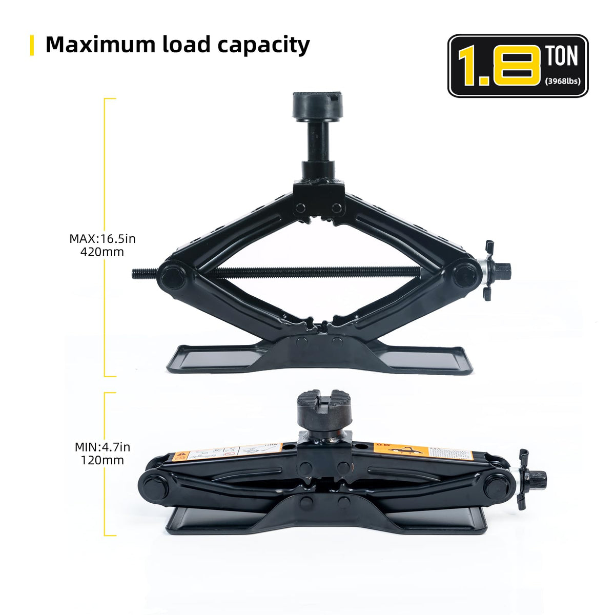 1.8 Ton Scissor Jack Kit Z950