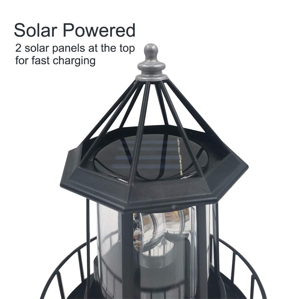 Solar Powered Rotating Garden Light O85347