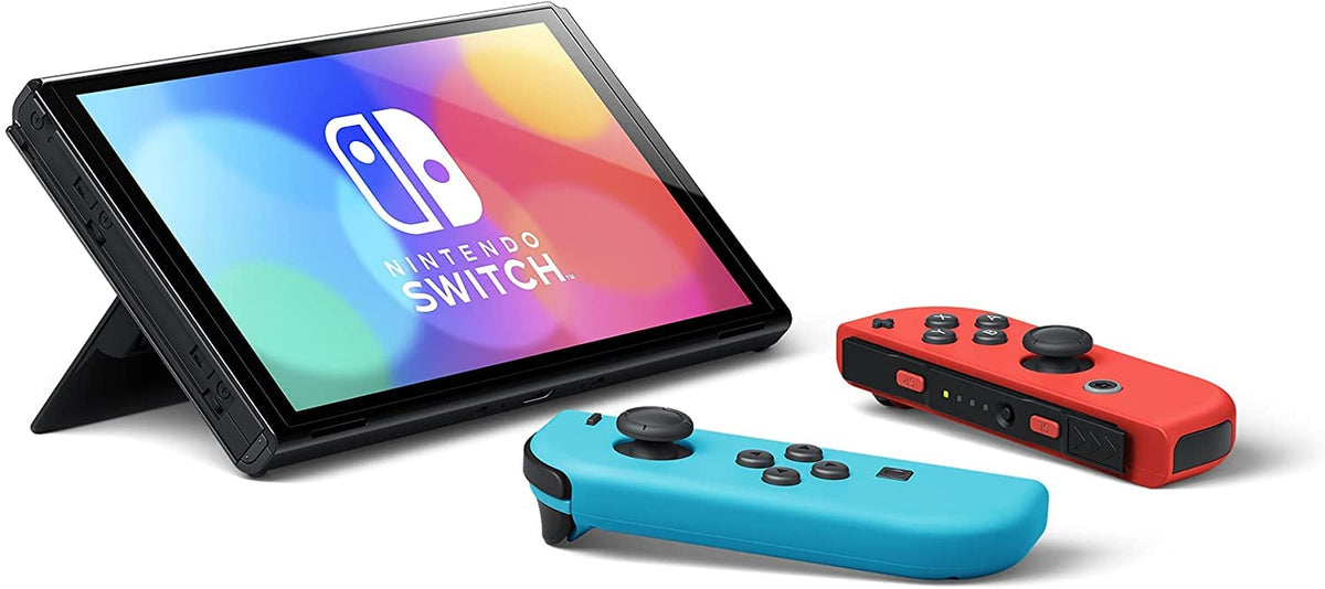 Nintendo Switch OLED Model Neon Red & Neon Blue Joy-Con A3147