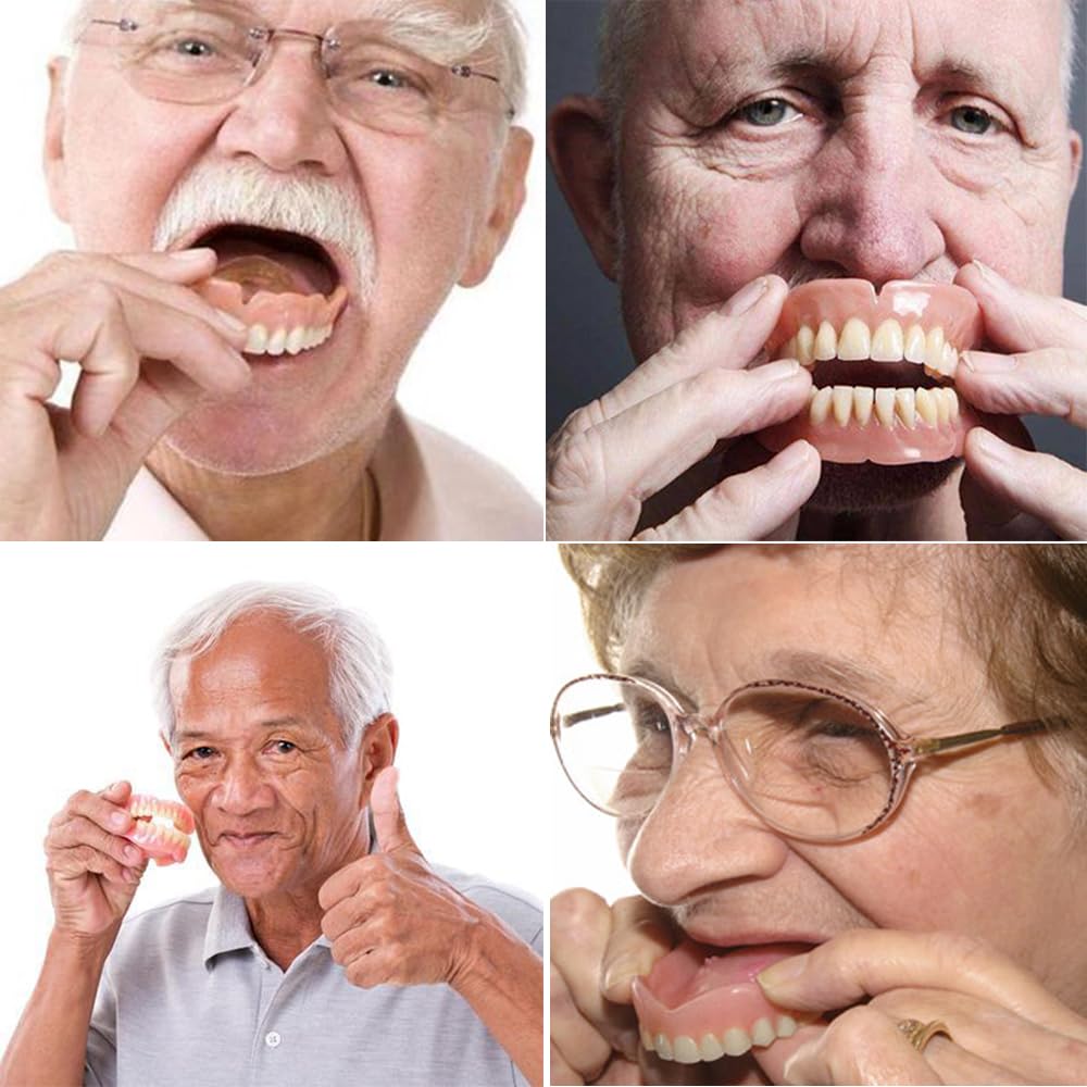 Fake Teeth Denture Top and Bottom Temporary Teeth I3509