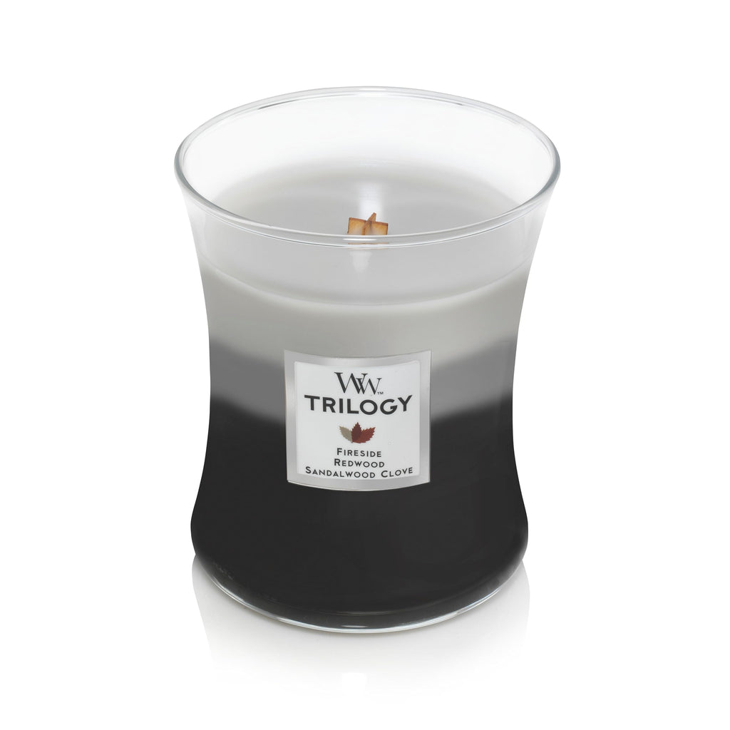 Scented Trilogy Candle with Crackling Wick B169899