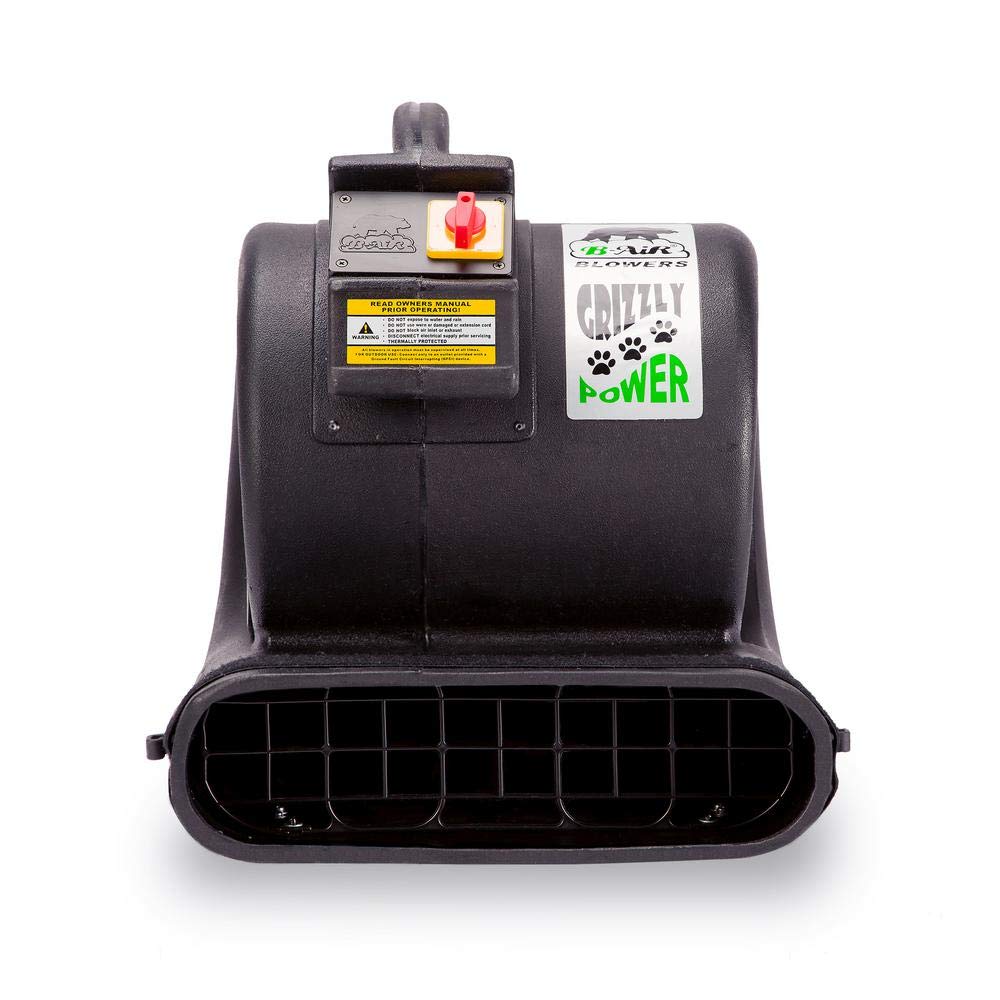 1 HP 3550 CFM Air Mover Carpet Dryer Floor Fan Black H630