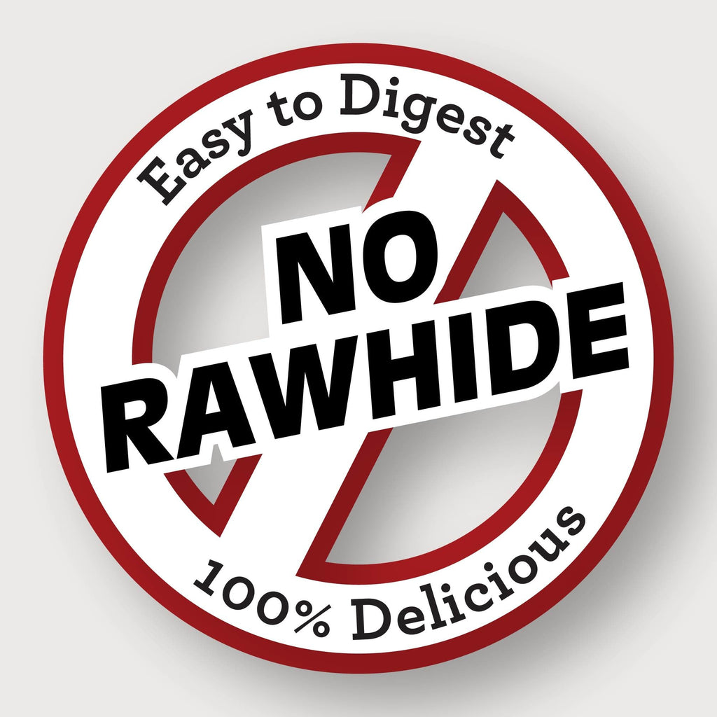 Medium Rawhide-Free Dog Treat with Peanut Butter, 4 Count Y1869