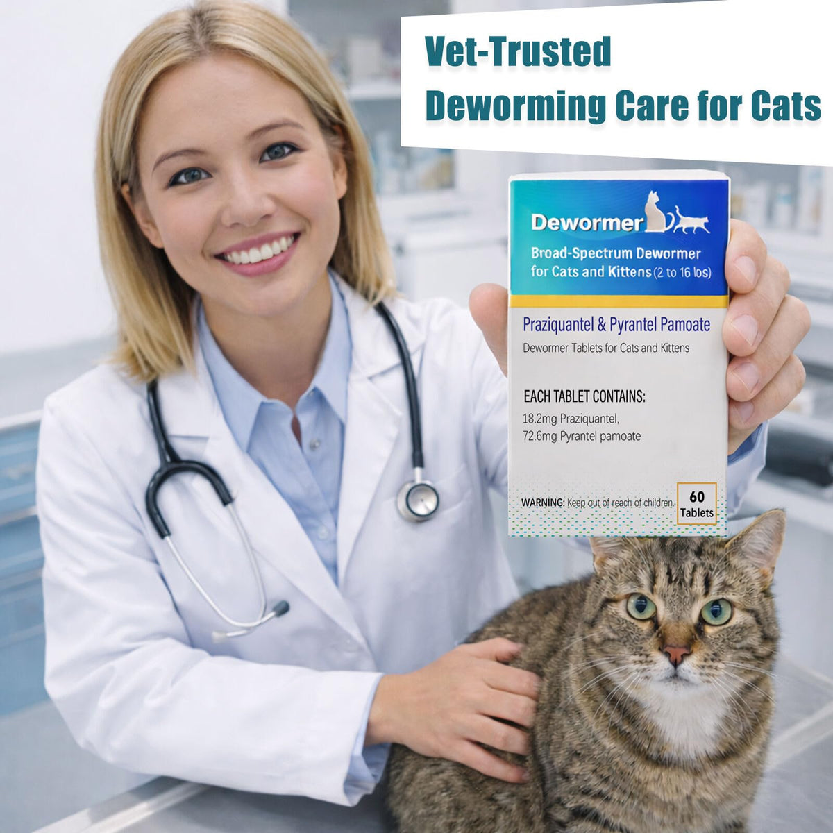 Dewormer for Cats and Kittens G72490