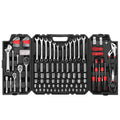 248 Pieces Mixed Sockets and Wrenches Hand Tool Set with Storage Case C55143