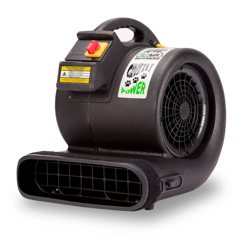 1 HP 3550 CFM Air Mover Carpet Dryer Floor Fan Black H630