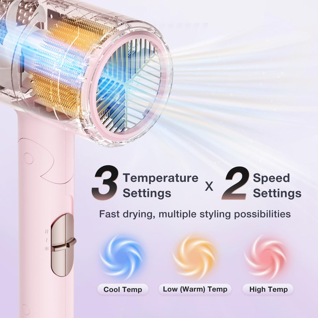 1875W Ionic Foldable Hair Dryer with Diffuser F35660