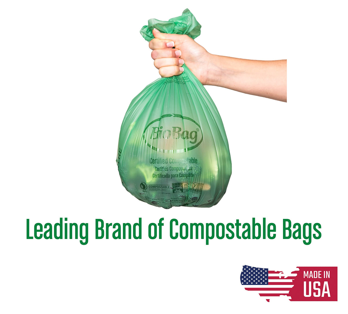 2.6 Gallon Compostable Food Scrap Bags 100 Count N6677