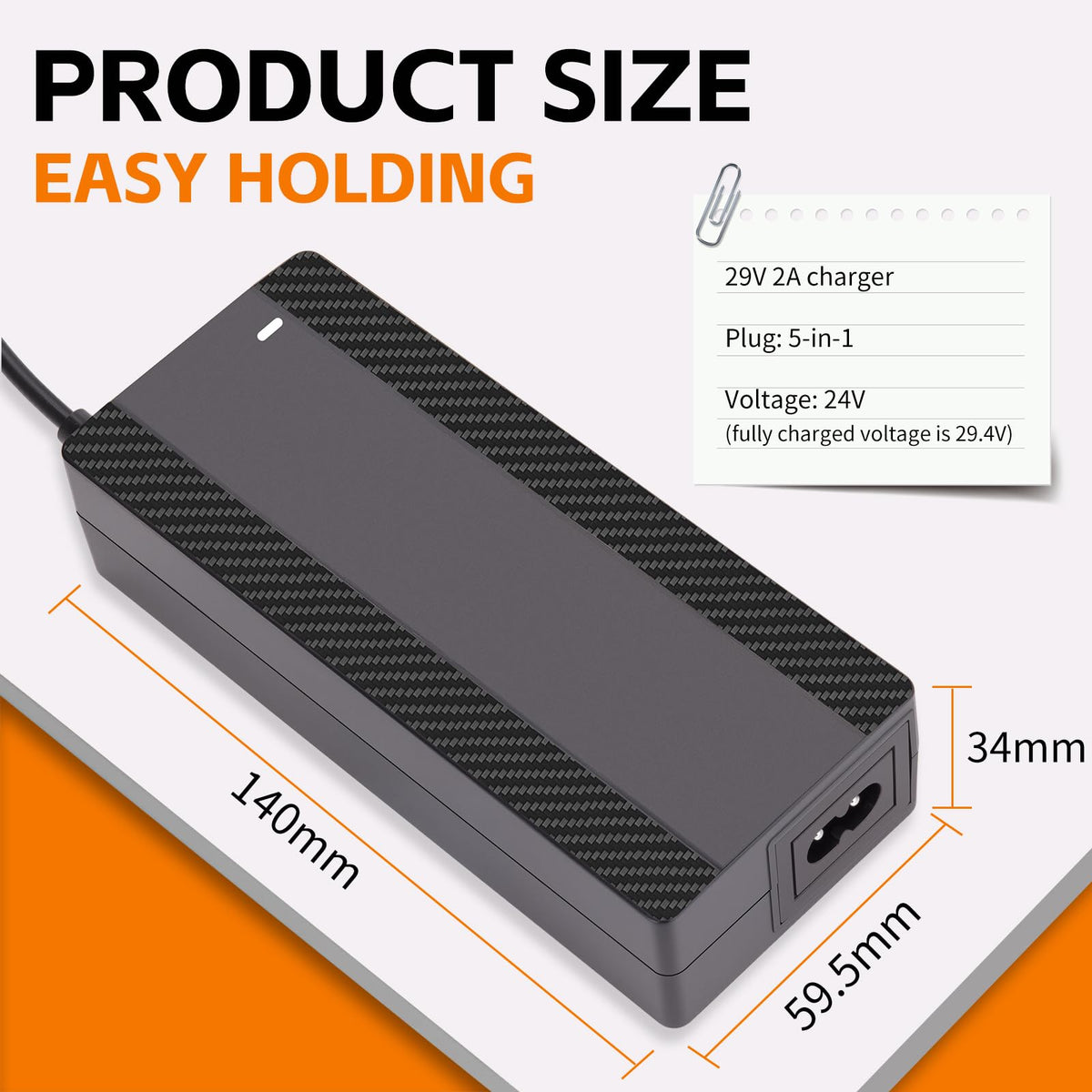 29.4V 2A Lithium Battery Charger R65659