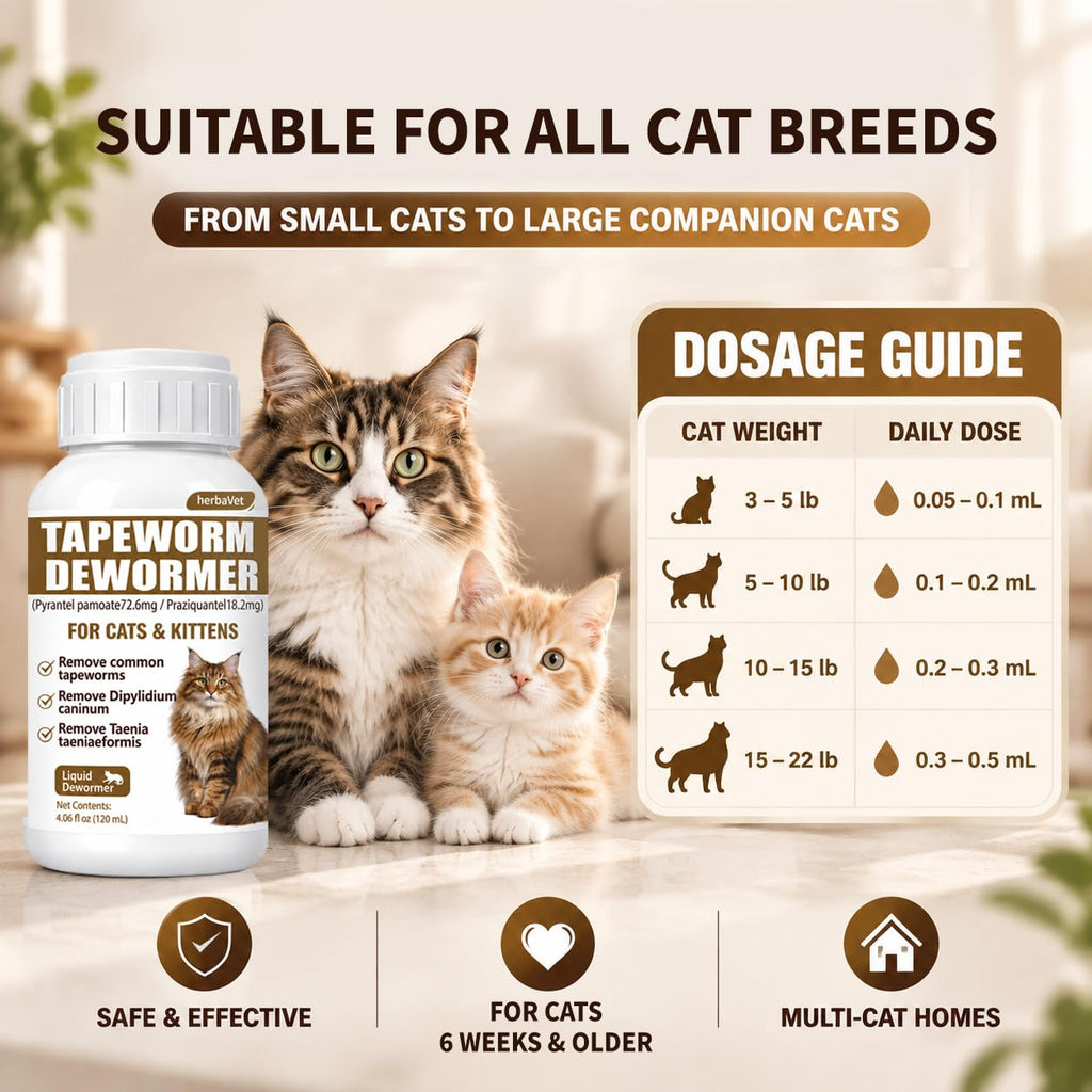 Cat Dewormer for Cats & Kittens M82677