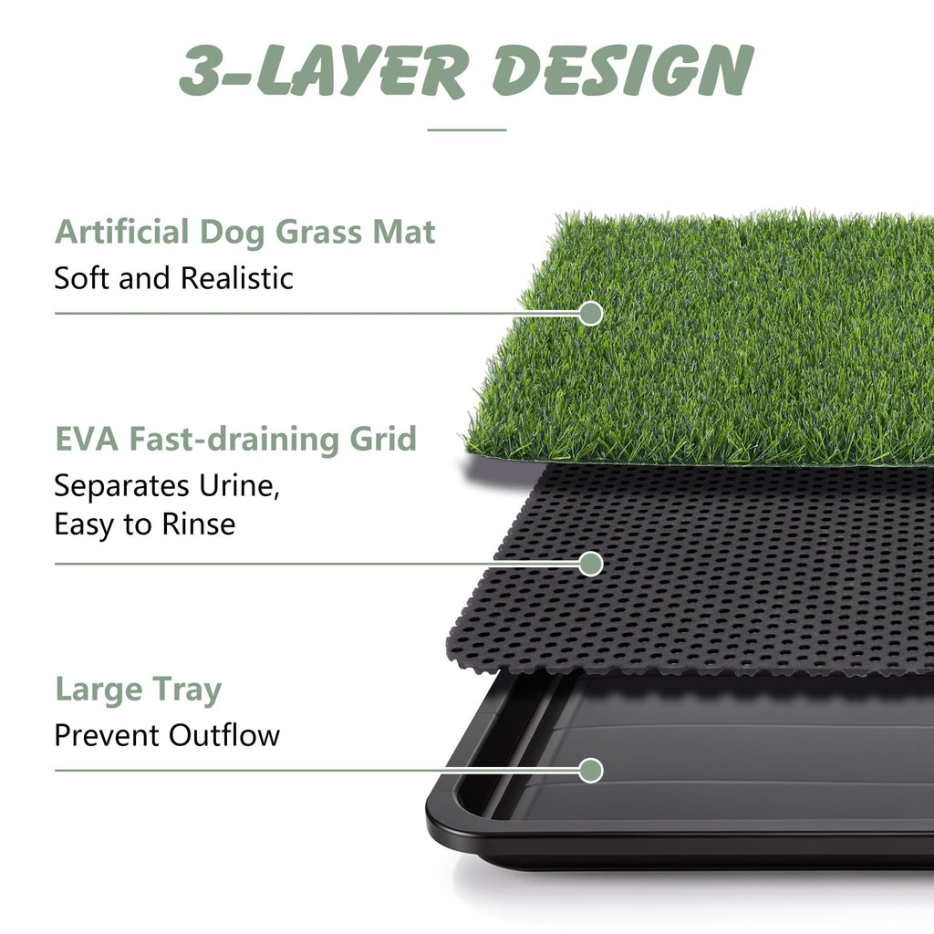 Dog Grass Pad with Tray 30 x 20 in S78820