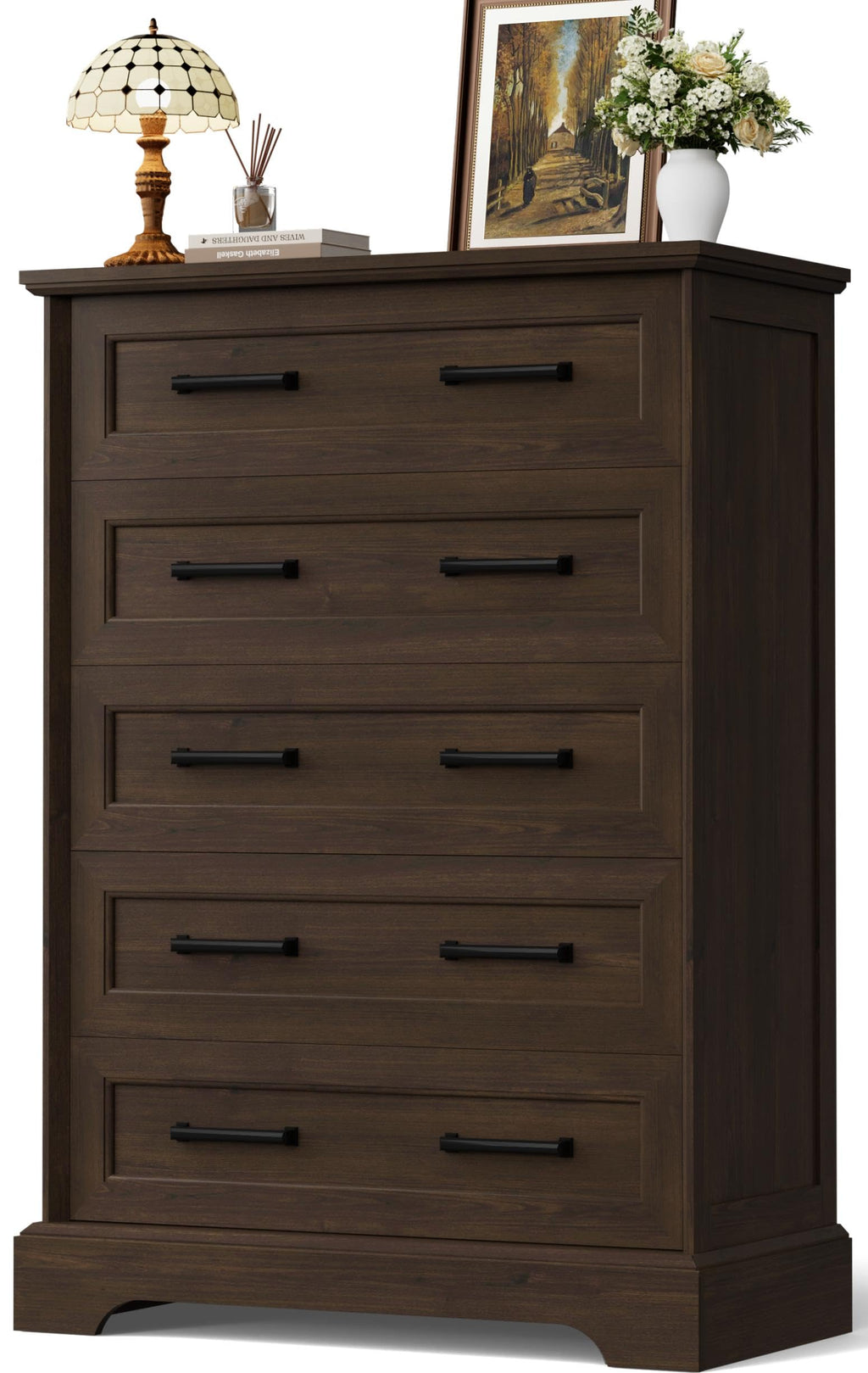 Brown 5 Drawer Dresser U740