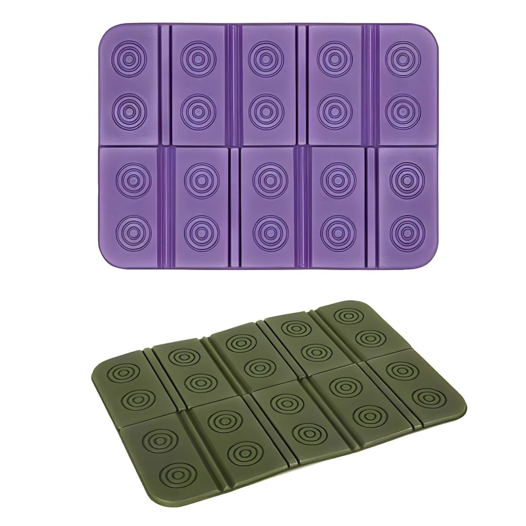2 Pcs Waterproof Foam Camping Mat and Seat Cushion Q383091