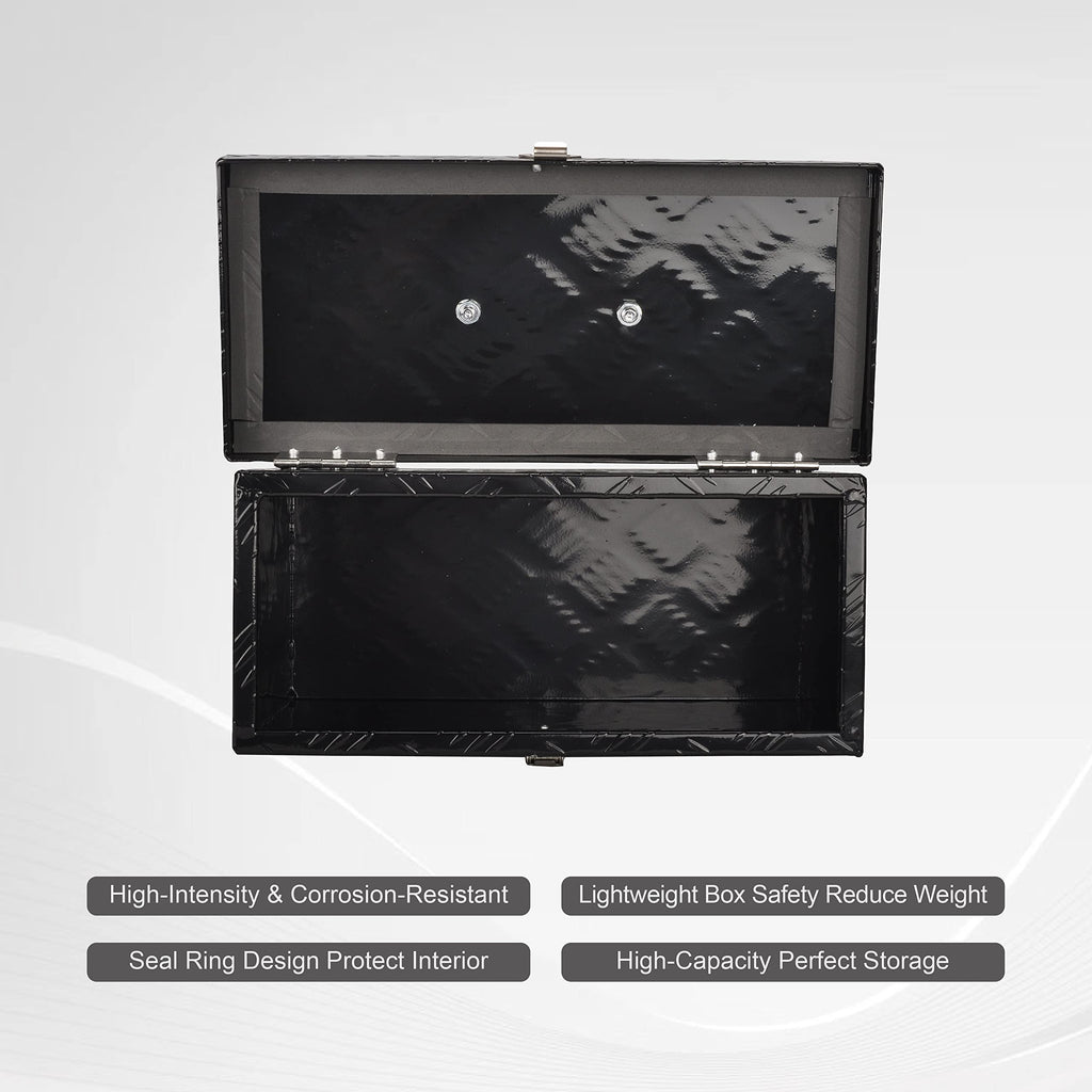 16 Inch Aluminum Truck Bed Tool Box Black M752