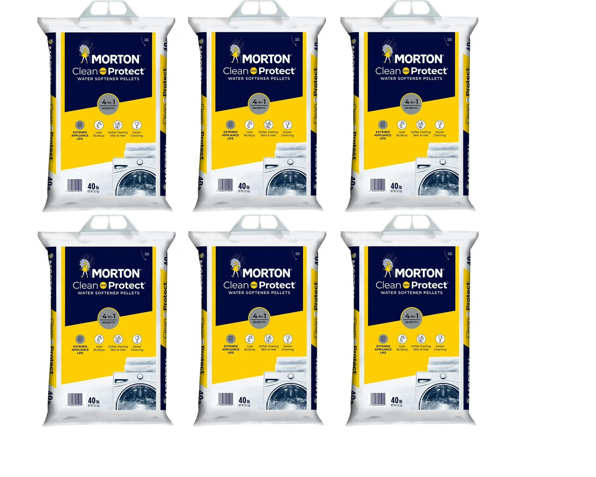 40lb Water Softener Salt Pellets Pack of 6 G2885