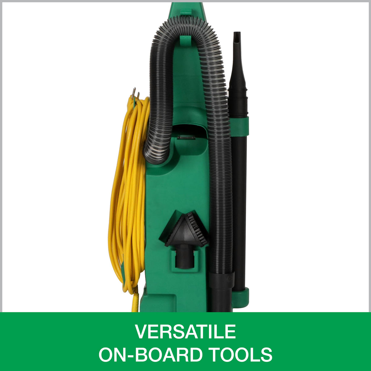 Commercial Bagless Upright Vacuum with On-Board Tools N6371