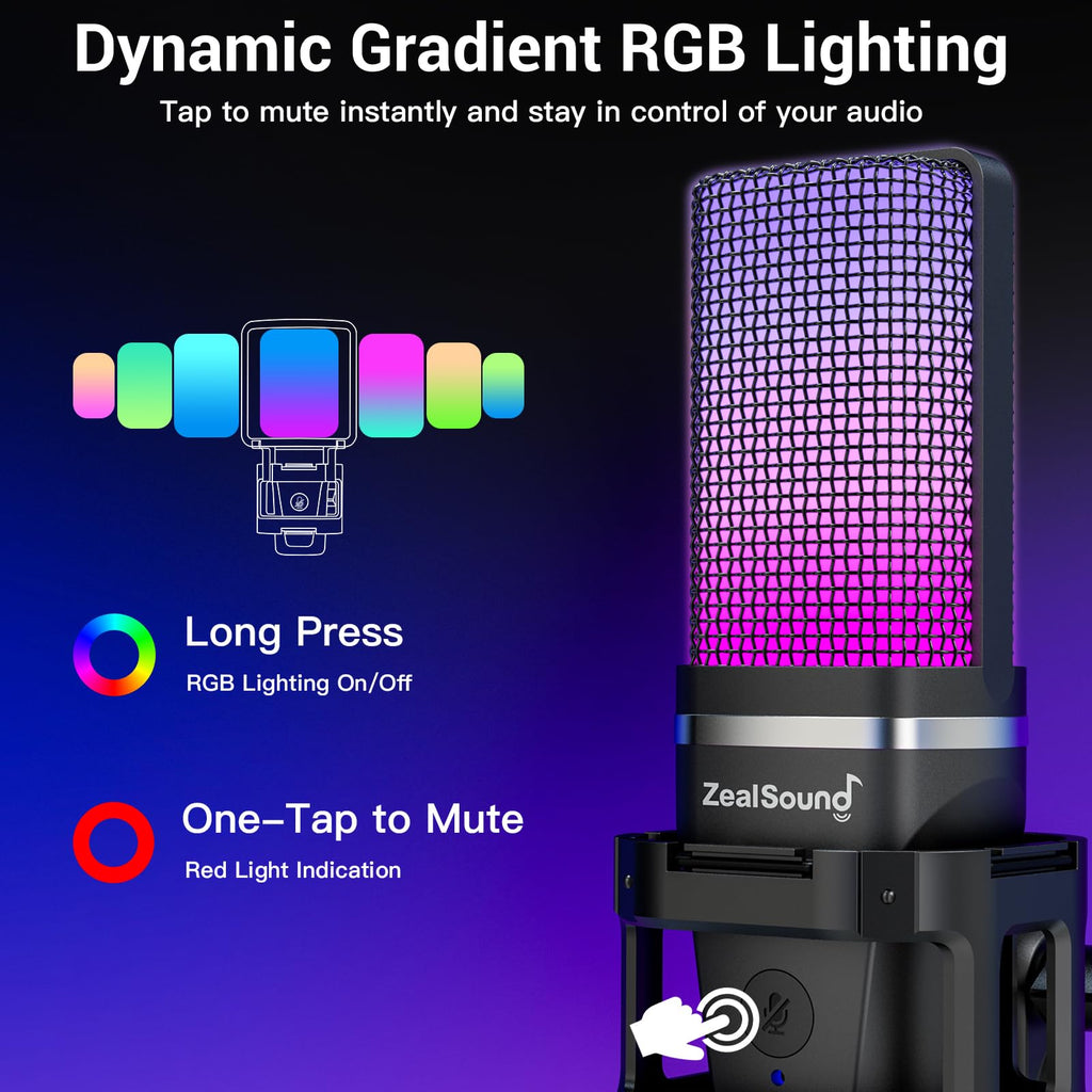 USB Microphone with Noise Reduction D7491
