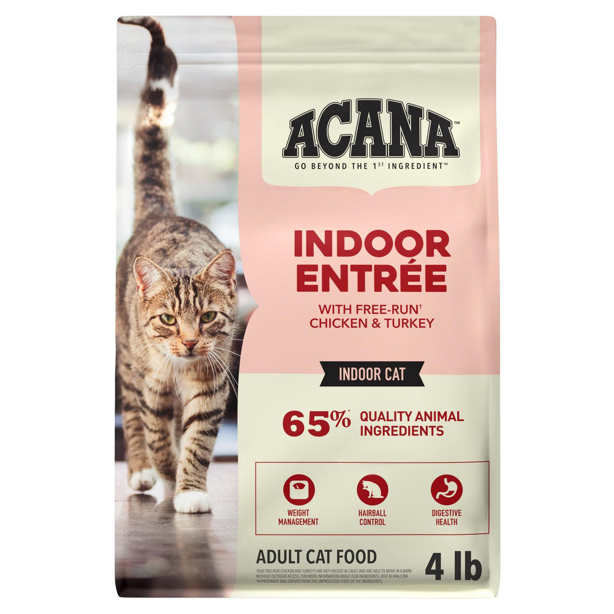 Dry Cat Food Chicken Turkey 4lb Bag F665