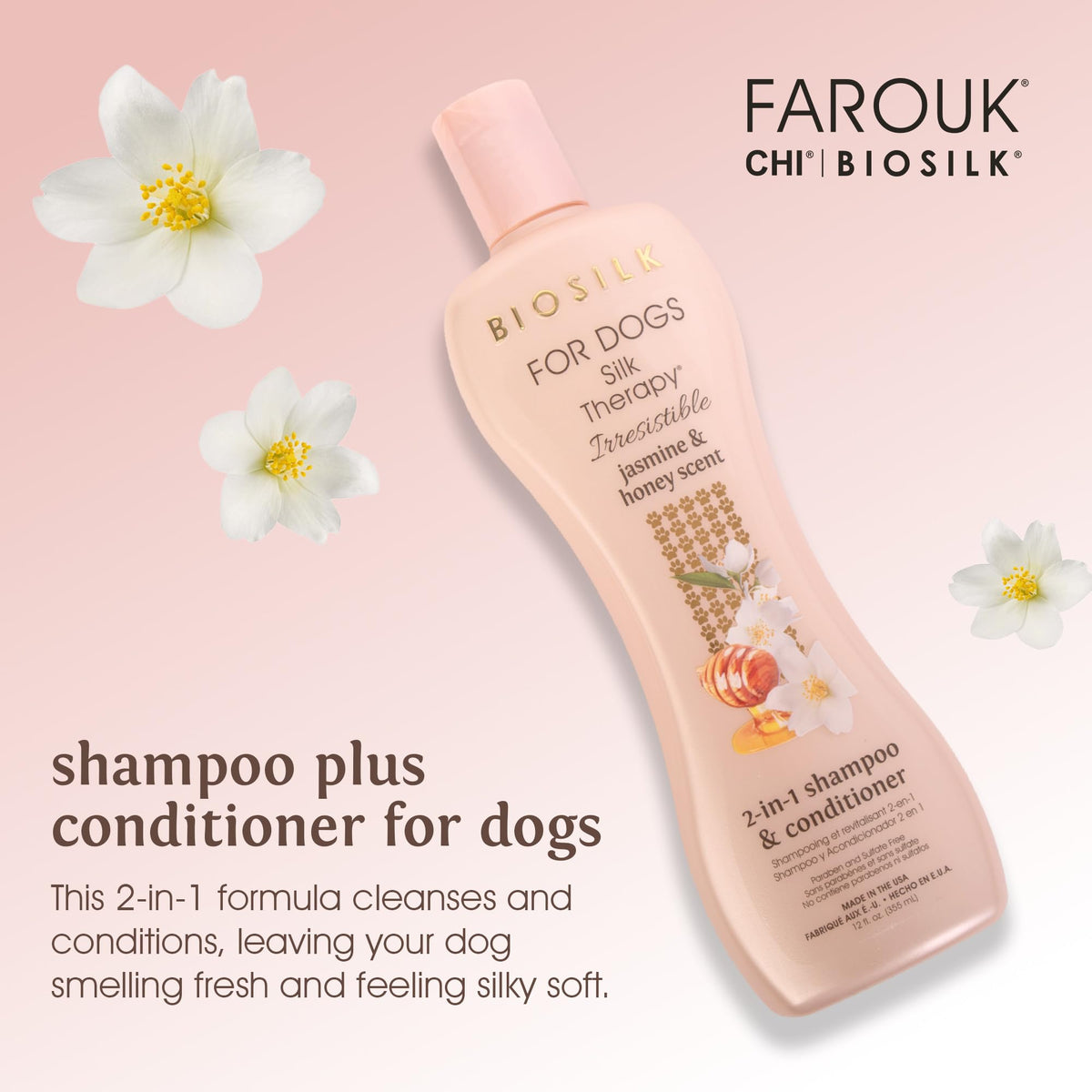 Dog Shampoo and Conditioner 12 Fl Oz U6278
