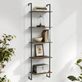 5 Tier Wall Mounted Bookshelf E320