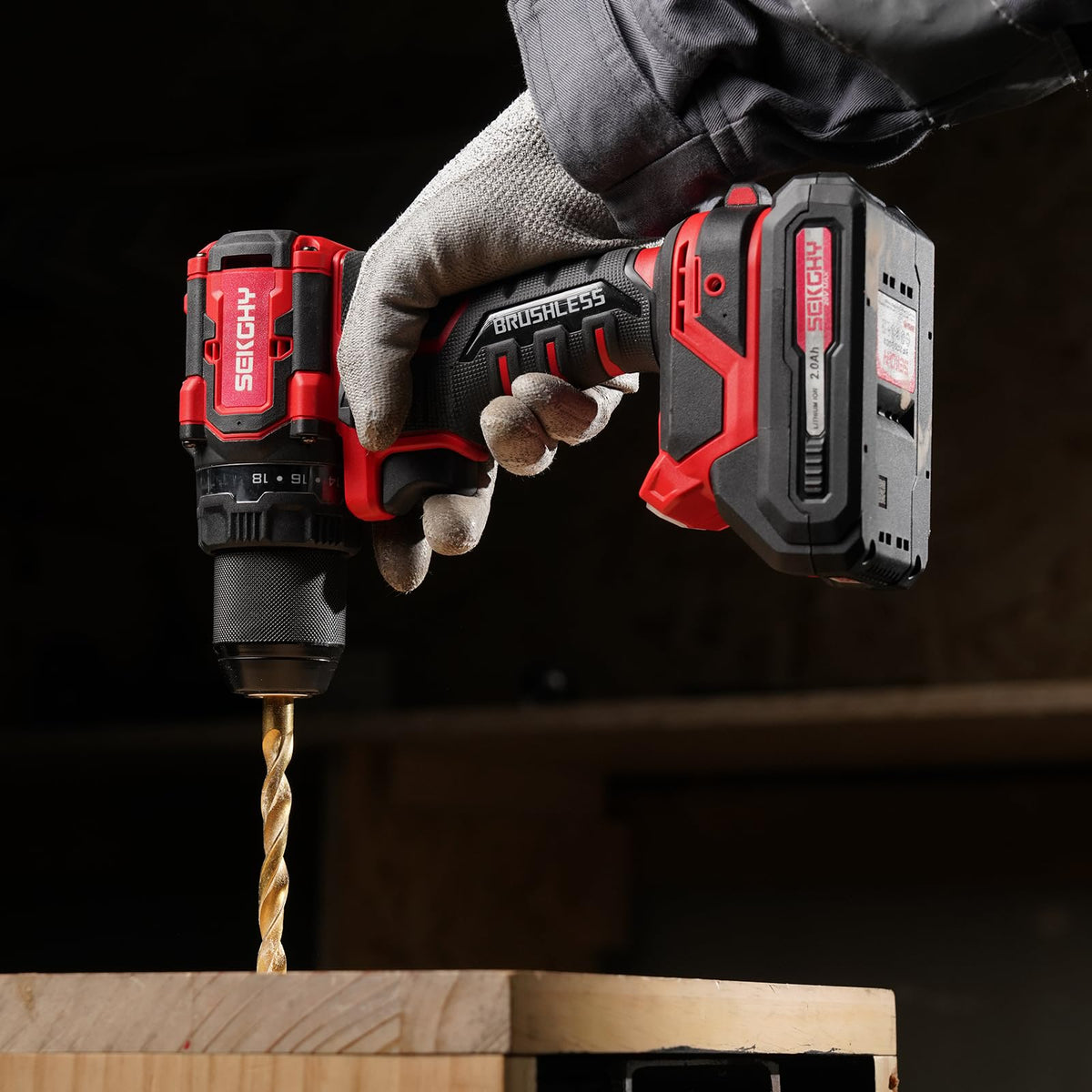 20V Cordless Drill Driver Kit with 2 Batteries V705