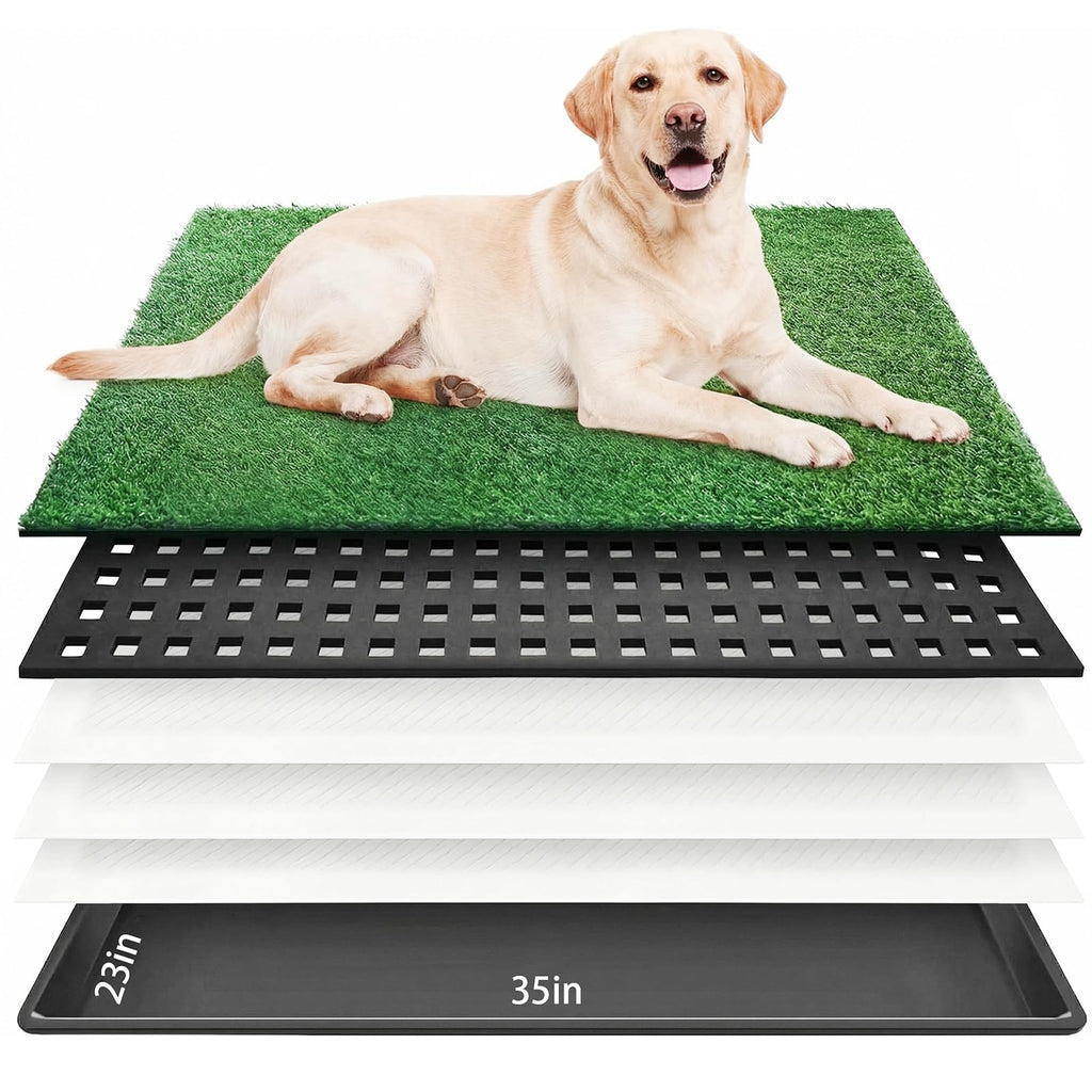 35"x23" Large Dog Grass Pad with Tray P785539
