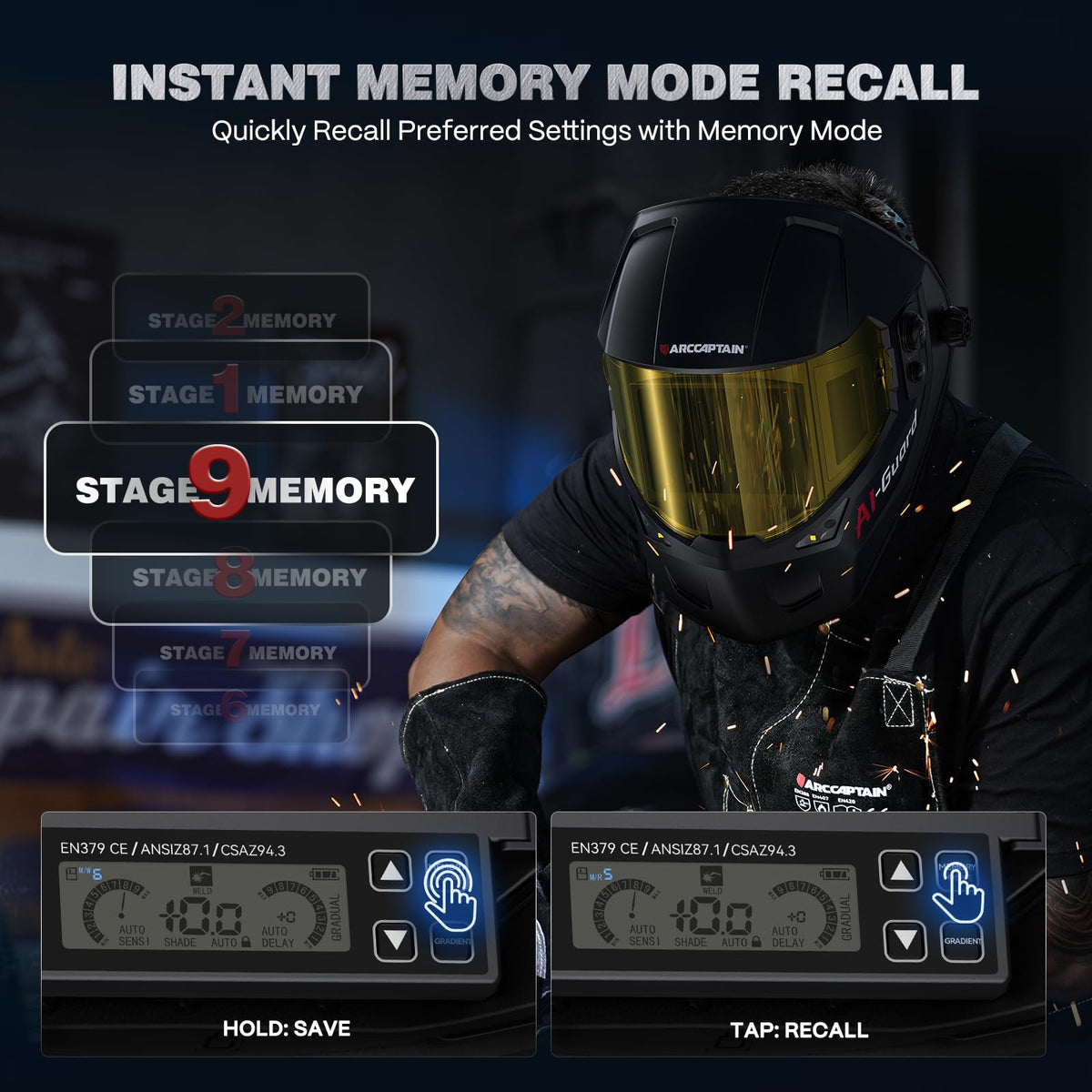 Auto-Darkening Welding Helmet X551