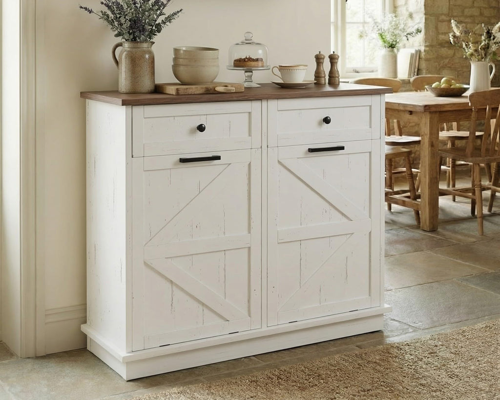 Double 10-Gal Tilt Out Trash Cabinet H271681