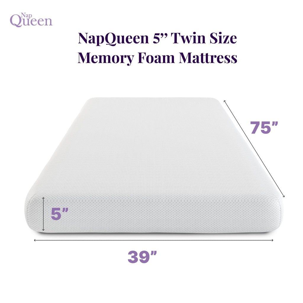 5 Inch Twin Memory Foam Mattress Z879942