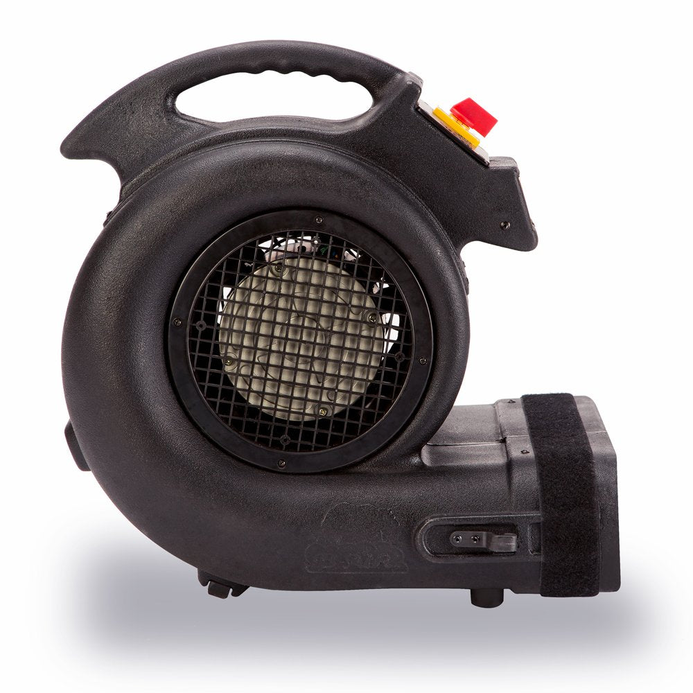 1 HP 3550 CFM Air Mover Carpet Dryer Floor Fan Black H630
